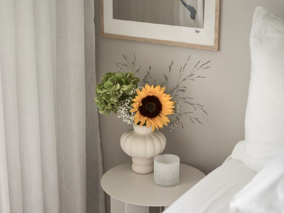 Greige interior wall