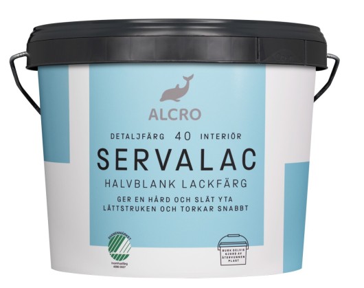 Servalac Halvblank Lackfärg