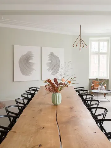 Inspiration att måla om kontoret i kulören kalk från kollektion ad.18 