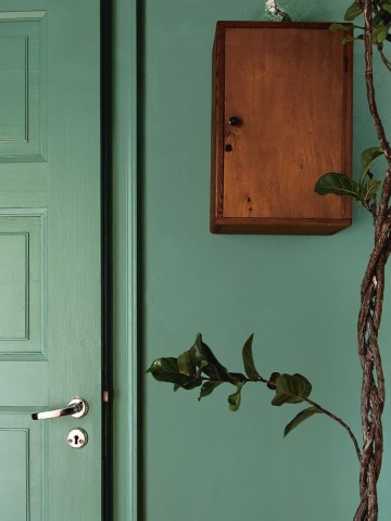 Bli inspirerad att måla ditt hem i en grön kulör