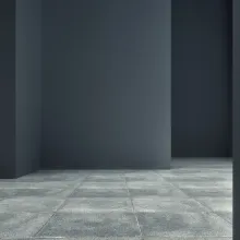 Black walls in abstract room