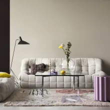 Vardagsrum målat med Alcro ad.stil